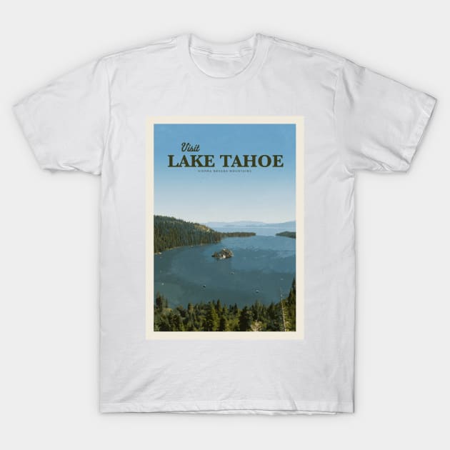 Visit Lake Tahoe T-Shirt by Mercury Club